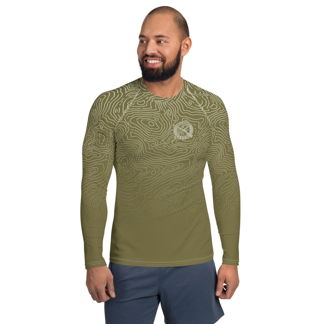 Men's Desert Tan Topo Rashguard