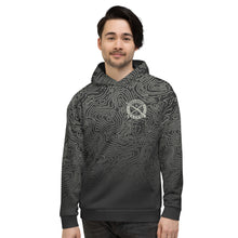 Load image into Gallery viewer, KILLSHOT Dark Topo Hoodie - Topo Hunting and Spearfishing Collection
