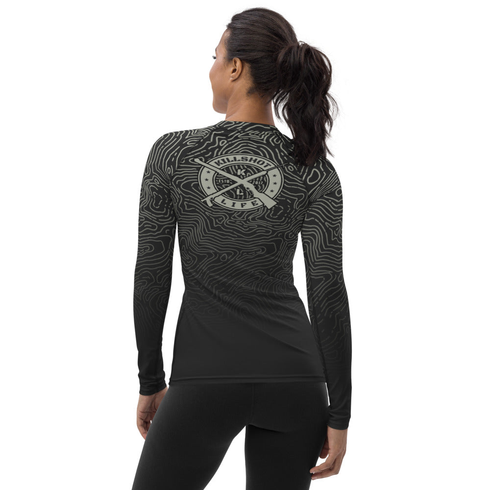 Women's Dark Topo UPF Rashguard